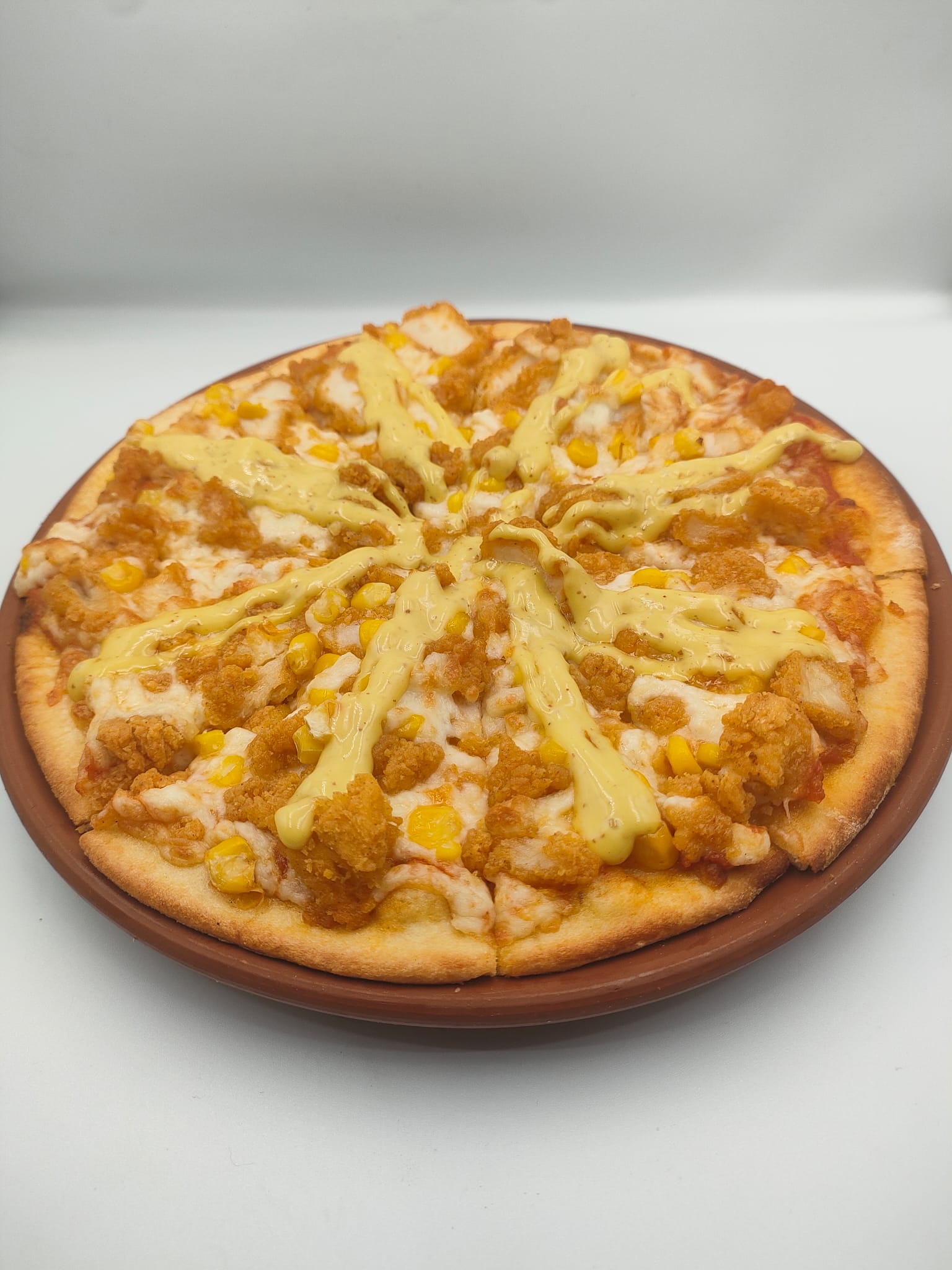 Ballı Hardal Soslu Tavuklu Pizza Büyük